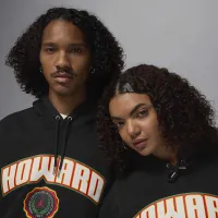 Nike Jordan x Howard University чоловічі Fleece Pullover Толстовка з капюшоном колір чорний