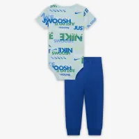 Nike Sportswear Playful Exploration Baby (12-24M) Printed Bodysuit and Pants набор синий
