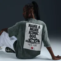 Nike Sportswear Essential жіноча оверсайз футболка колір зелений