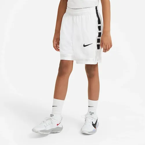 Nike Dri-FIT Elite Big дитячі (для хлопчиків) баскетбольні шорти колір білий