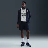 USMNT Tech Windrunner чоловічі Nike Soccer Fleece Full-Zip Толстовка з капюшоном блакитний