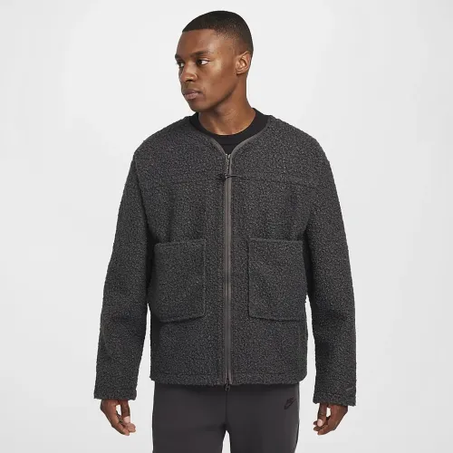 Nike Tech чоловічі High-Pile Fleece Куртка колір сірий