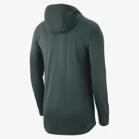 Michigan State мужские Nike Dri-FIT College Hooded футболка цвет зеленый