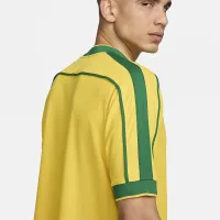 Brazil 1998 Reissue мужские Nike Soccer Replica Jersey Yellow