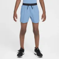 Nike Multi Tech EasyOn Big детские (для мальчиков) Dri-FIT тренировочные шорты синий