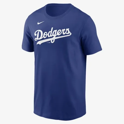 Los Angeles Dodgers Fuse Wordmark чоловічі Nike MLB футболка блакитний