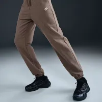 Nike Sportswear Club Fleece жіноча Mid-Rise оверсайз Sweatpants колір коричневий