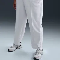 Nike Sportswear Chill Terry женская Mid-Rise French Terry Open-Hem Sweatpants (большие размеры) цвет коричневый