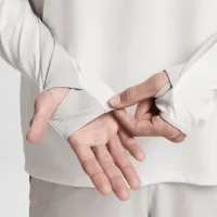 Nike Trail чоловічі Dri-FIT UV Long-Sleeve Hooded Running Top колір білий