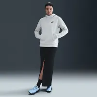 Nike Sportswear Tech Fleece женская Толстовка с капюшоном цвет серый