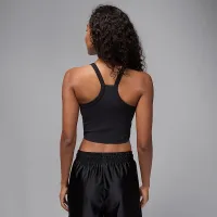 Nike Jordan Sport жіноча Dri-FIT Ribbed Tank Top колір чорний