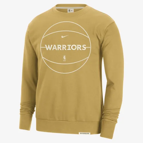 Golden State Warriors Standard Issue чоловічі Nike Dri-FIT NBA світшот колір коричневий