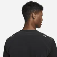 Nike Dri-FIT Rise 365 мужские Short-Sleeve Trail Running Top цвет черный
