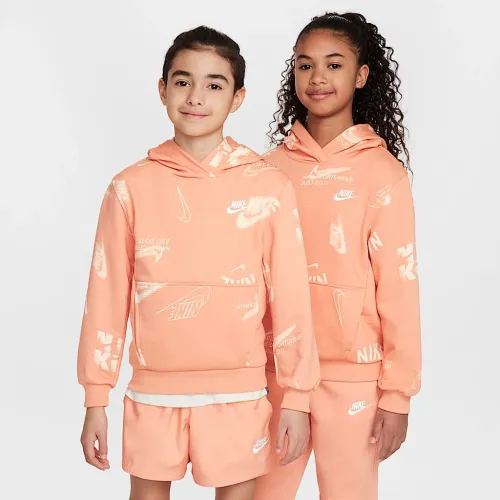 Nike Sportswear Club Big дитячі French Terry Толстовка з капюшоном Orange