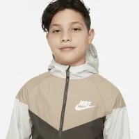 Nike Sportswear Windrunner Big детские Hooded Куртка цвет серый
