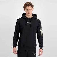 Кофта/футболка Alpha Industries Organics EMB Hoody 118350649 -  Черная