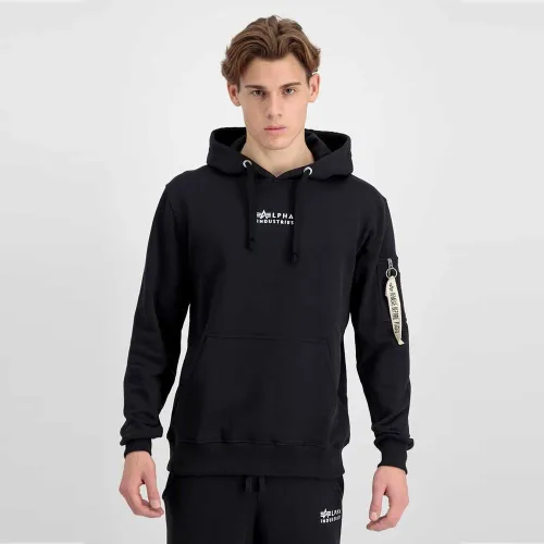Кофта/футболка Alpha Industries Organics EMB Hoody 118350649 - Чорна