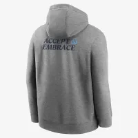 Nike Club Fleece мужские для гольфа Толстовка с капюшоном цвет серый