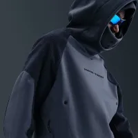Nike Tech Boreas чоловічі оверсайз Толстовка з капюшоном блакитний