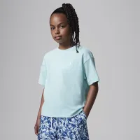 Nike Jordan MJ Brooklyn Essentials Big детские футболка цвет зеленый
