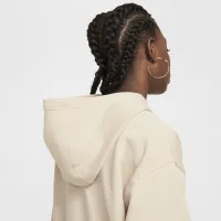 Nike Sportswear Club Fleece Big дитячі оверсайз Pullover Толстовка з капюшоном колір коричневий