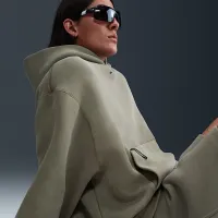 Nike Tech чоловічі Fleece Толстовка з капюшоном колір зелений