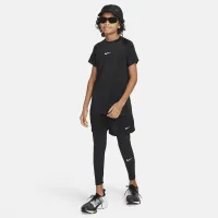 Nike Pro Dri-FIT Big дитячі (для хлопчиків) Tights колір чорний