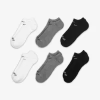 Nike Everyday Plus Cushioned тренировочные No-Show носки (6 пары) многоцветный