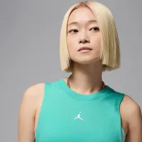 Nike Jordan Sport женская Diamond Tank Top цвет зеленый