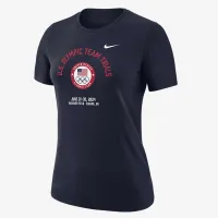 USA Legend женская Nike Running футболка цвет серый