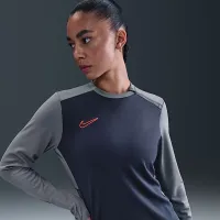 Nike Academy жіноча Dri-FIT Crew-Neck Long-Sleeve Soccer Top блакитний