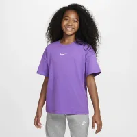 Nike Sportswear Essential Big детские (Girls') футболка цвет фиолетовый