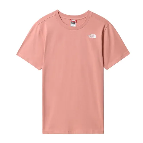 Футболка The North Face колір червонийbox 0A4M5QHCZ1 - Рожева