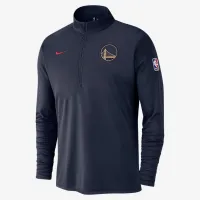 Golden State Warriors City Edition чоловічі Nike Dri-FIT NBA 1/2-Zip Long-Sleeve Top блакитний