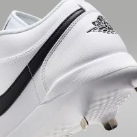 Nike Jordan 1 Retro Low Metal бейсбольні бутси колір білий