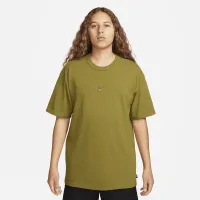 Nike Sportswear Premium Essentials мужские футболка цвет зеленый