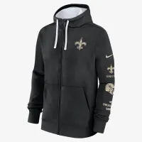New Orleans Saints Club мужские Nike NFL Full-Zip Толстовка с капюшоном цвет черный