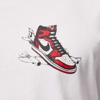 Nike Jordan AJ1 мужские футболка цвет белый