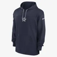 Dallas Cowboys Sideline Jersey чоловічі Nike Dri-FIT NFL Pullover Толстовка з капюшоном блакитний