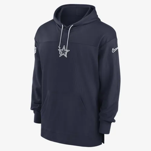 Dallas Cowboys Sideline Jersey чоловічі Nike Dri-FIT NFL Pullover Толстовка з капюшоном блакитний
