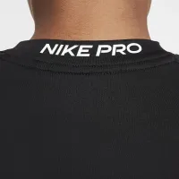 Nike Pro Big детские (для мальчиков) Dri-FIT Short-Sleeve Top (Extended Size) цвет черный