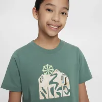 Nike Sportswear Big дитячі футболка колір зелений