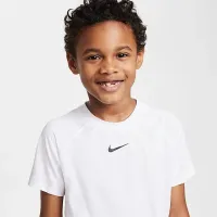 Nike Dri-FIT Pro Little дитячі Short Sleeve Top колір білий