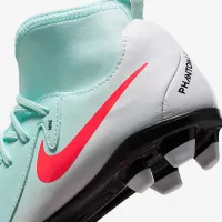 Nike Jr. Phantom Luna 2 Club Little/Big дитячі MG High-Top футбольні бутси колір зелений