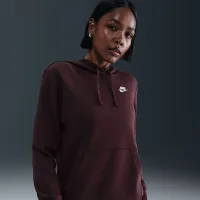 Nike Sportswear Club Fleece жіноча Pullover Толстовка з капюшоном колір червоний