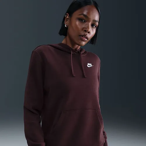 Nike Sportswear Club Fleece жіноча Pullover Толстовка з капюшоном колір червоний