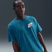 Nike мужские баскетбольные футболка синий