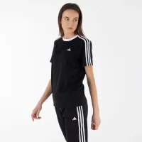 Футболка adidas Essentials 3-Stripes GS1379 -  Черная