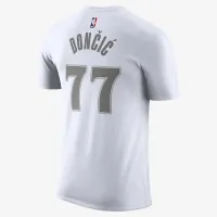 Luka Dončić Dallas Mavericks Essential City Edition чоловічі Nike NBA футболка колір білий