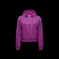 Nike Dri-FIT One женская Full-Zip French Terry Толстовка с капюшоном цвет фиолетовый
